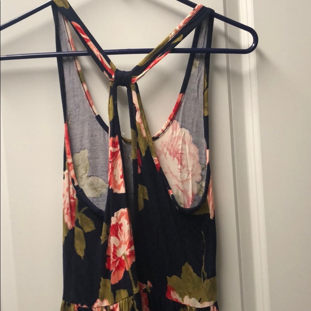 Casual cut out back dress